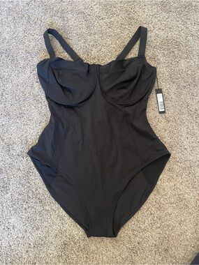 TA3 Lifty One-Piece Swimsuit Black 3X Regular/Long HI Cup NWT